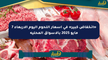 «انخفاض كبير» في أسعار اللحوم اليوم الأربعاء 7 مايو 2025 بالأسواق المحلية